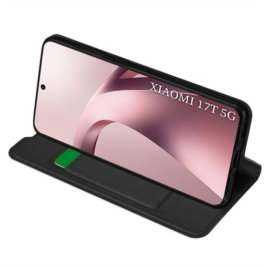 Etui do Xiaomi 17T, Techsuit, Magskin Book, czarne