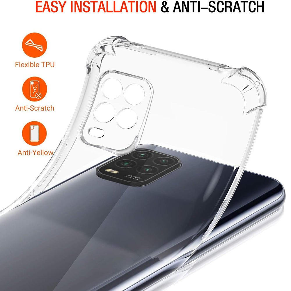Etui na Xiaomi Mi 10 Lite 5G, Techsuit, Shockproof Clear, Przezroczyste