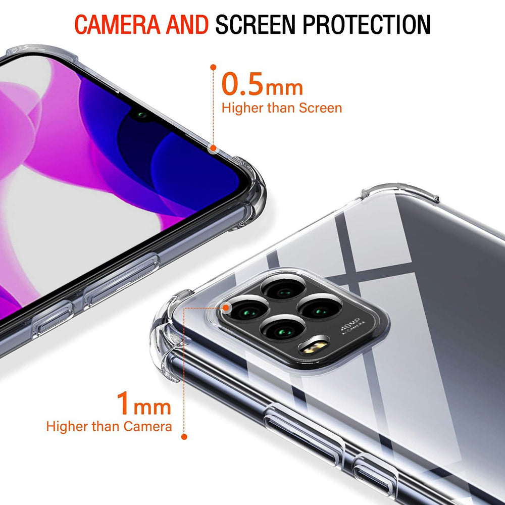Etui na Xiaomi Mi 10 Lite 5G, Techsuit, Shockproof Clear, Przezroczyste