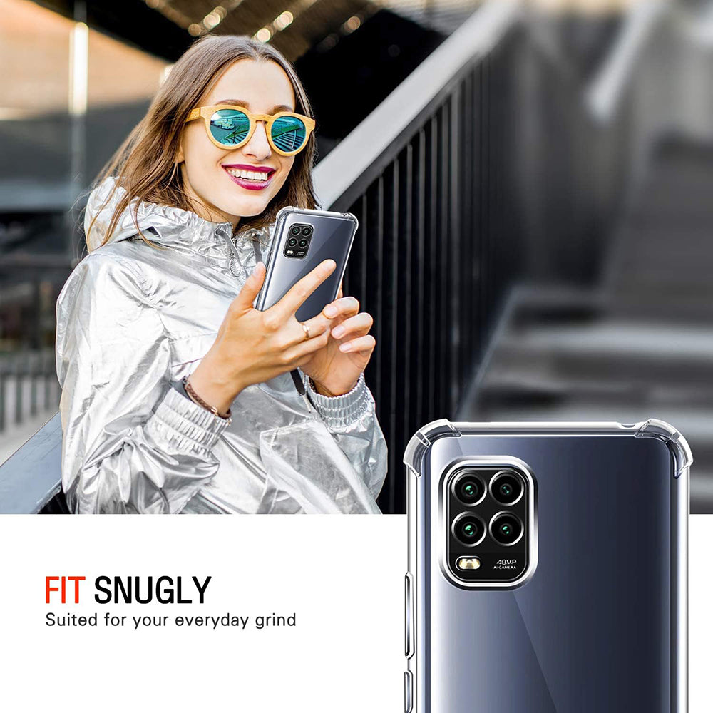 Etui na Xiaomi Mi 10 Lite 5G, Techsuit, Shockproof Clear, Przezroczyste