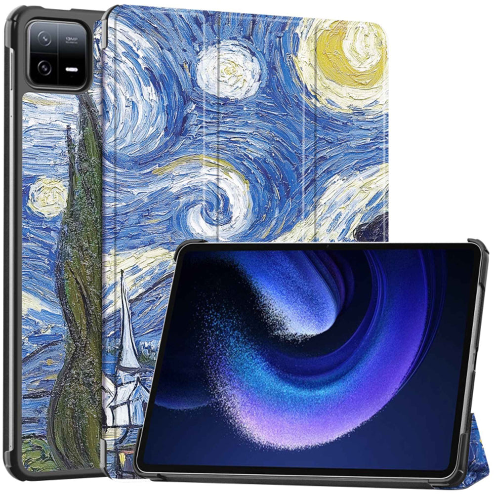 Etui na Xiaomi Pad 6 / 6 Pro, Techsuit, FoldPro Starry Night, wielokolorowe