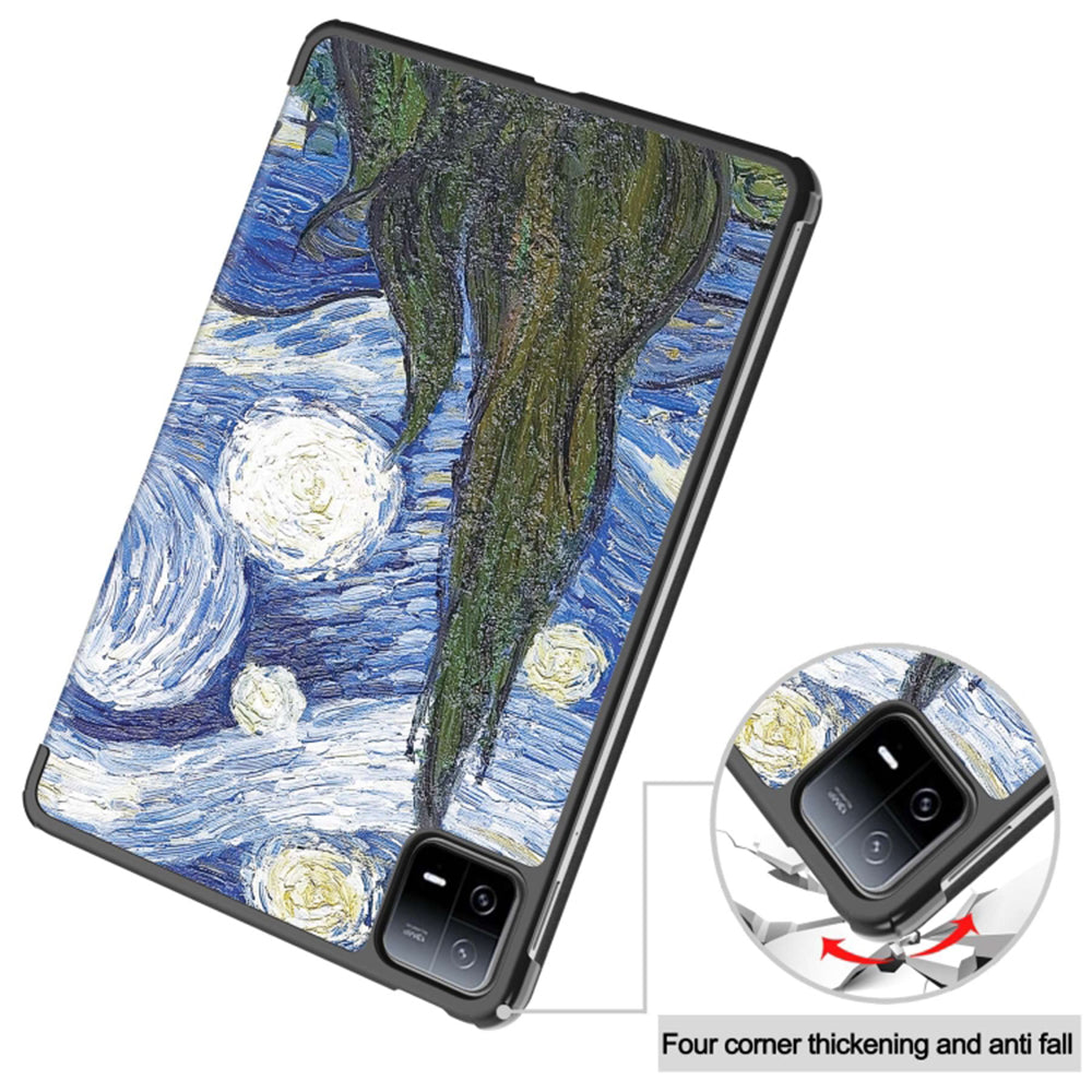 Etui na Xiaomi Pad 6 / 6 Pro, Techsuit, FoldPro Starry Night, wielokolorowe
