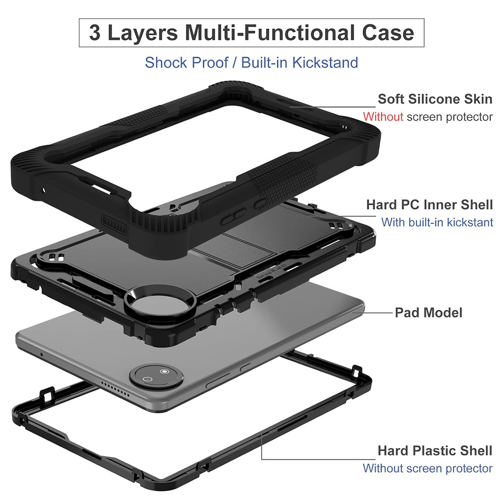 Etui na Xiaomi Pad 7, Techsuit, Rugged TabShell, czarne