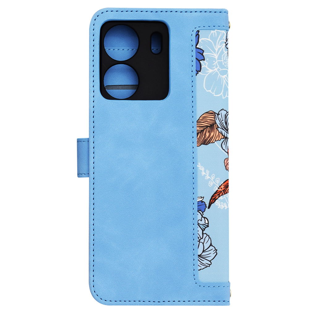 Etui na Xiaomi Poco C65 / Redmi 13C, Techsuit, FlipCraft, Niebieski