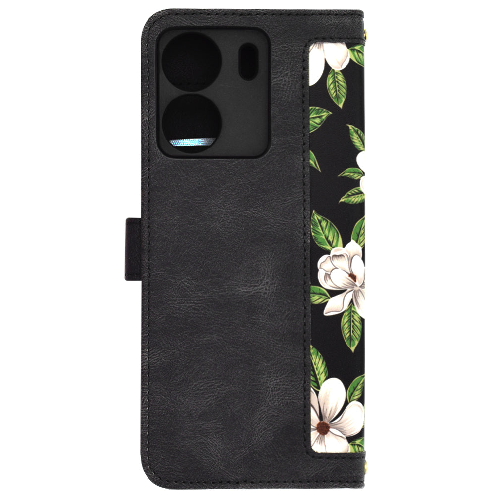 Etui na Xiaomi Poco C65 / Redmi 13C, Techsuit, FlipCraft, czarne