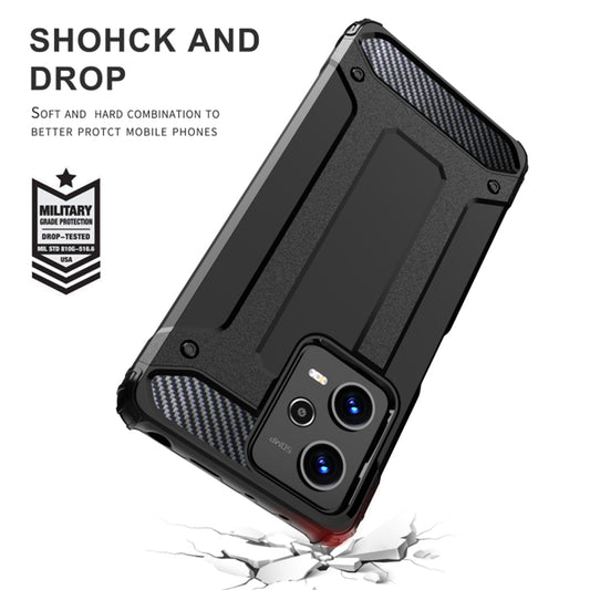Etui na Xiaomi Poco C65 / Redmi 13C, Techsuit, Hybrid Armor, czarne