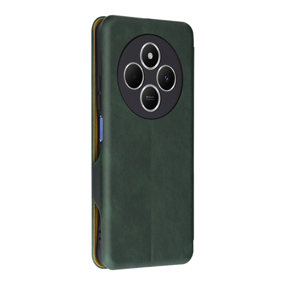 Etui na Xiaomi Poco C75 / Redmi 14C, Techsuit, Safe Wallet Plus, Zielony