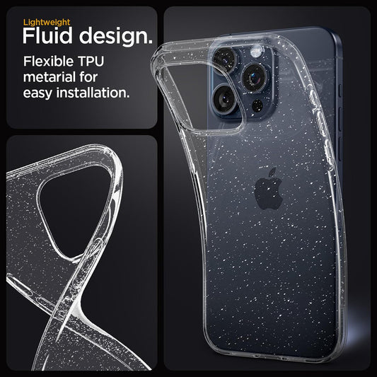 Etui na Xiaomi Poco C75 / Redmi 14C, Techsuit, SparkleSkin, Przezroczyste