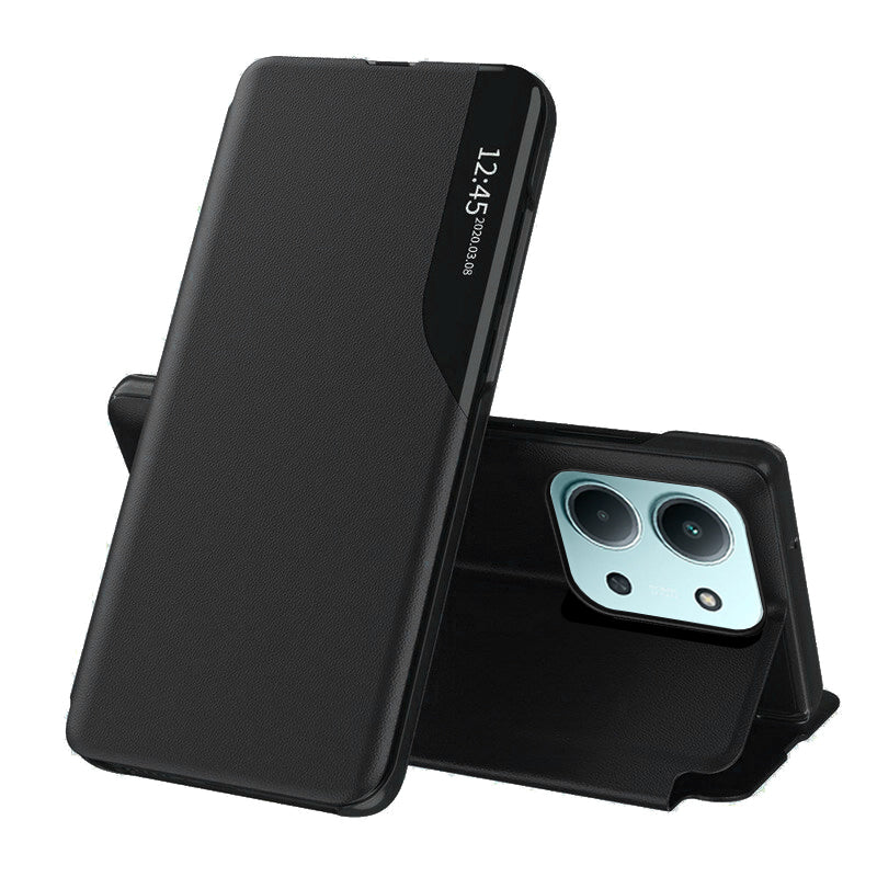 Etui na Xiaomi Poco C85 4G / Redmi 15C 5G / 15C 4G, Techsuit, eFold, Czarne