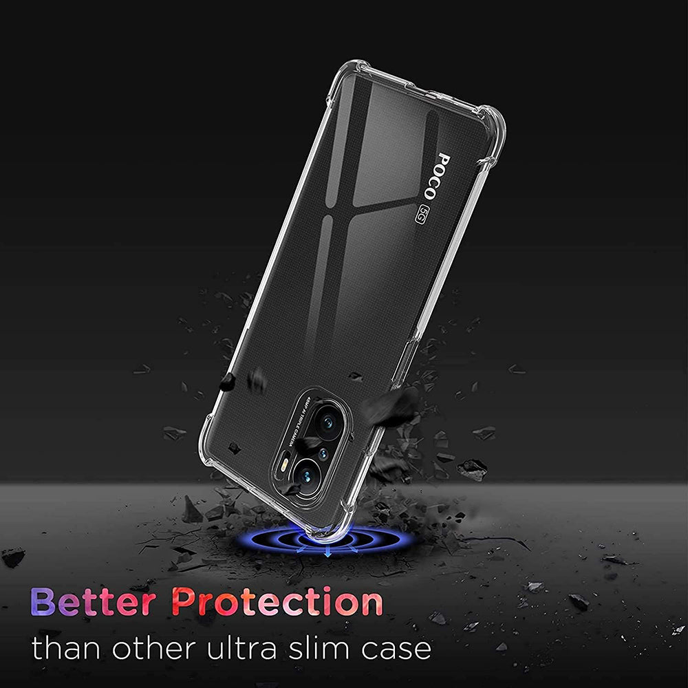 Etui na Xiaomi Poco F3 / Mi 11i, Techsuit, Shockproof Clear, Przezroczyste