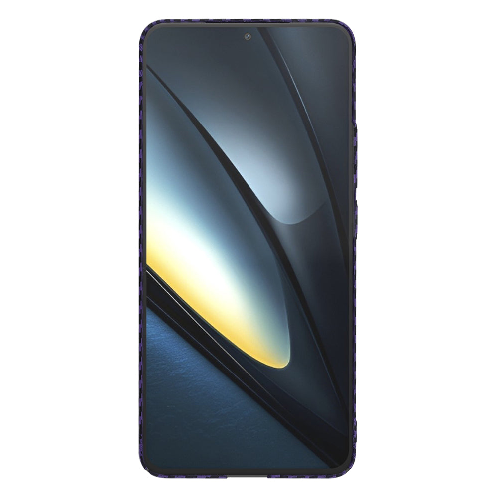 Etui na Xiaomi Poco F6 Pro, Techsuit, Carbonite FiberShell, Fioletowy