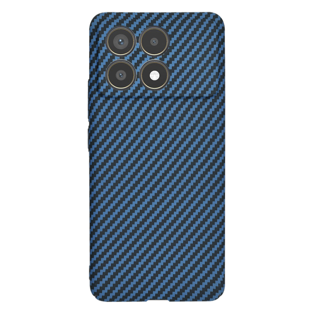 Etui na Xiaomi Poco F6 Pro, Techsuit, Carbonite FiberShell, Turkusowy