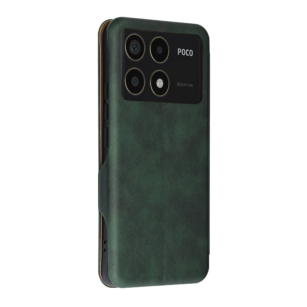 Etui na Xiaomi Poco F6 Pro, Techsuit, Safe Wallet Plus, Zielony