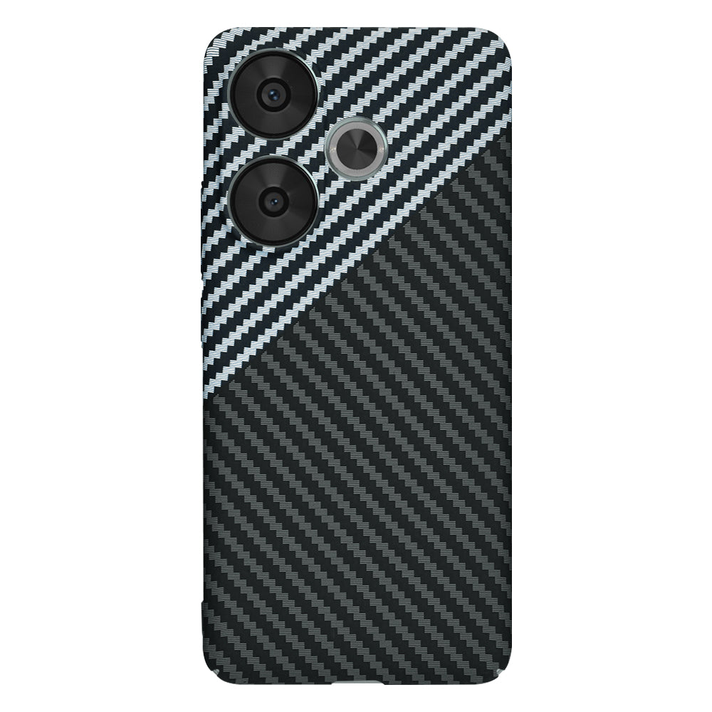 Etui na Xiaomi Poco F6, Techsuit, Carbonite FiberShell, Czarny Szary