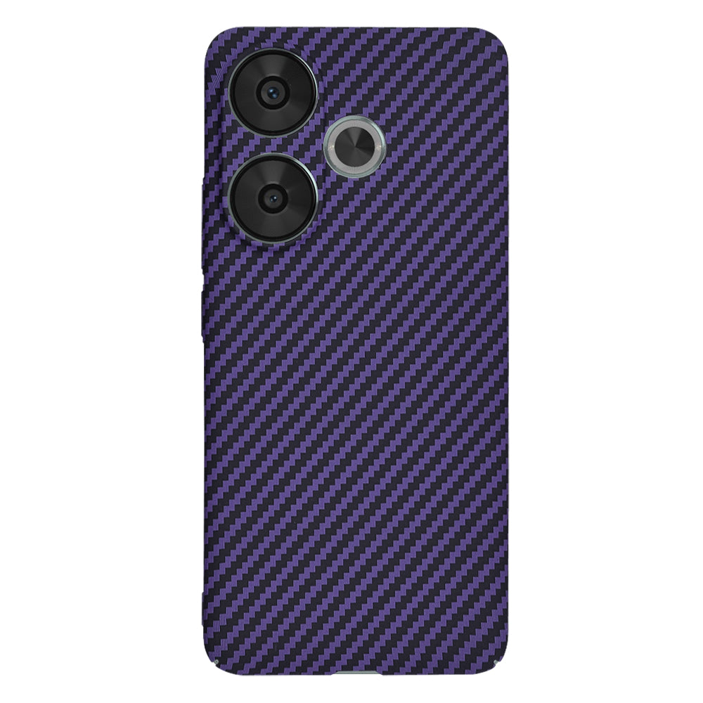 Etui na Xiaomi Poco F6, Techsuit, Carbonite FiberShell, Fioletowy