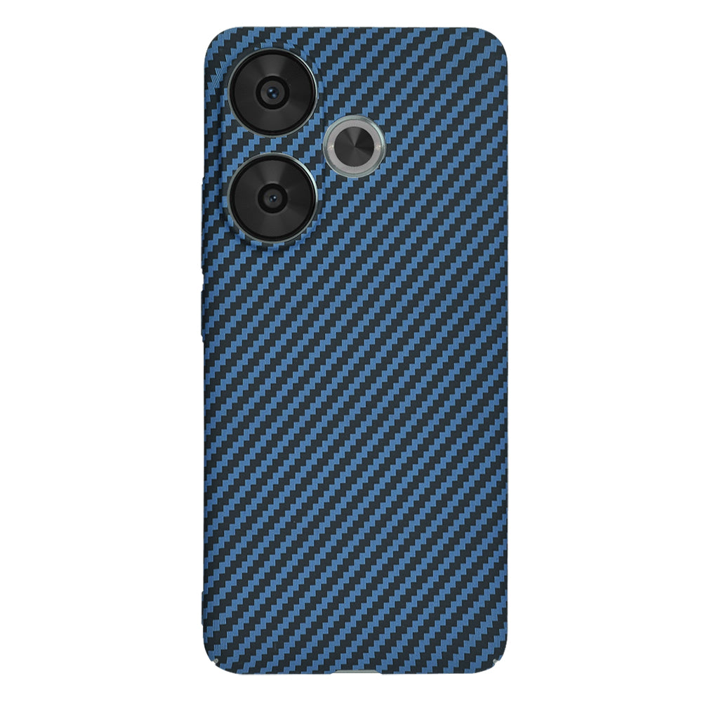Etui na Xiaomi Poco F6, Techsuit, Carbonite FiberShell, Turkusowy