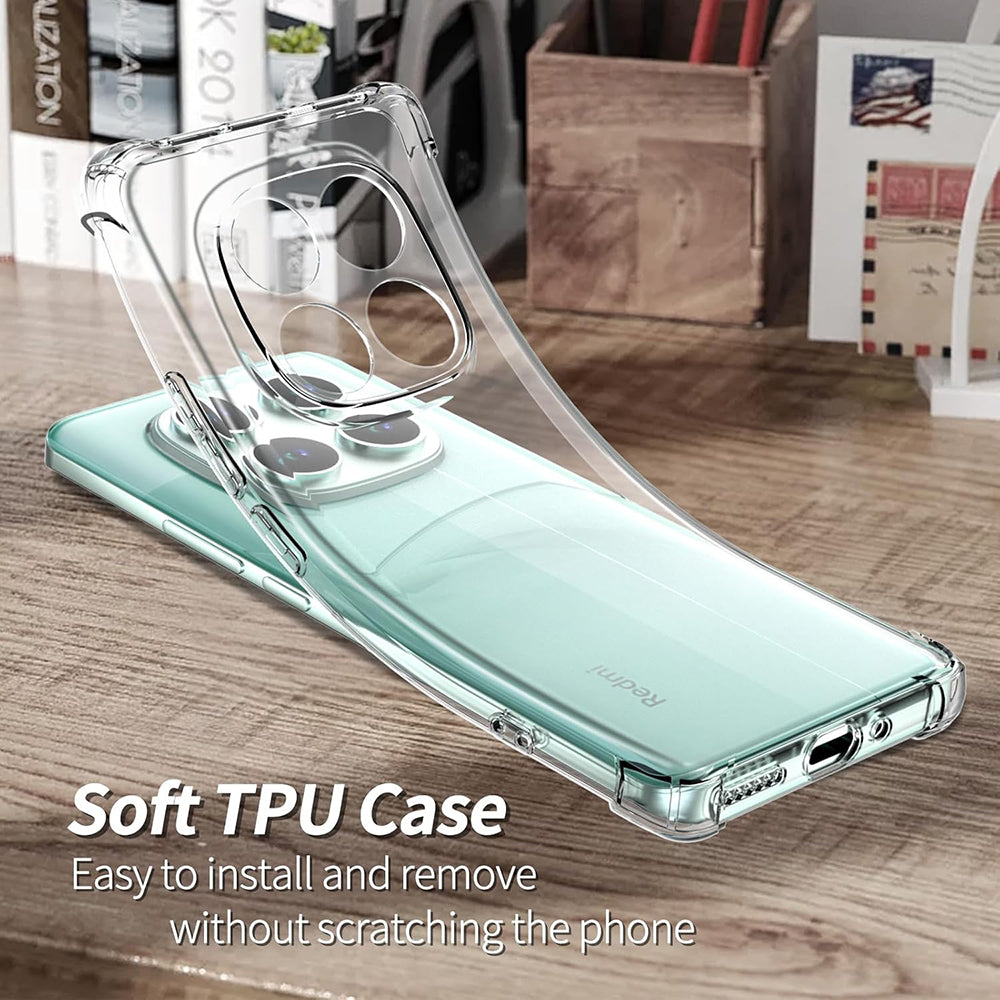 Etui na Xiaomi Poco F7 Ultra, Techsuit, Shockproof Clear, Przezroczyste