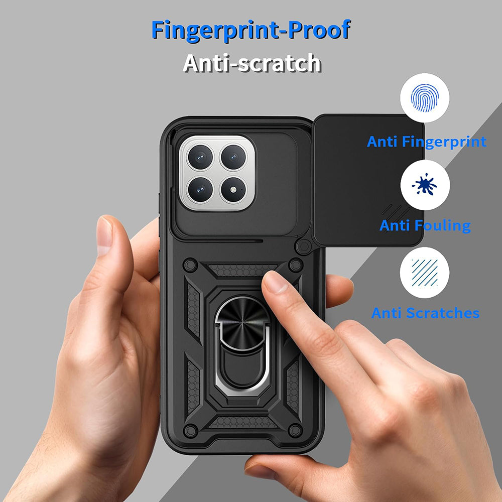Etui na Xiaomi Poco F8 Pro, Techsuit, CamShield, Niebieskie