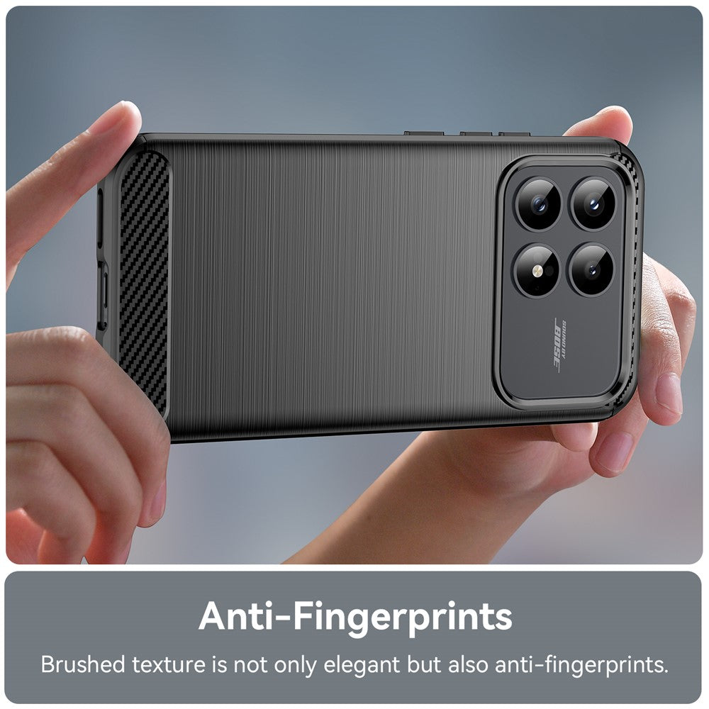 Etui na Xiaomi Poco F8 Pro, Techsuit, Carbon, Czarne