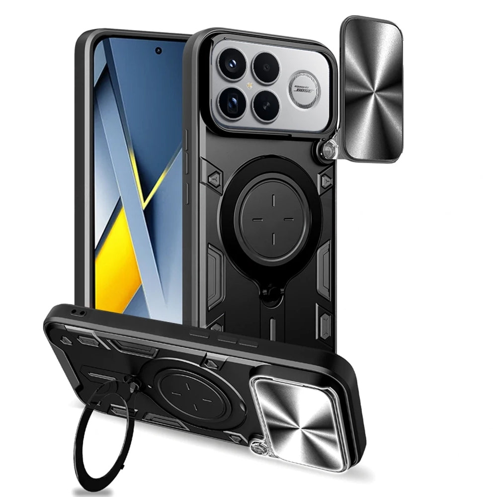 Etui na Xiaomi Poco F8 Ultra, Techsuit, CamGuard Pro, Czarne