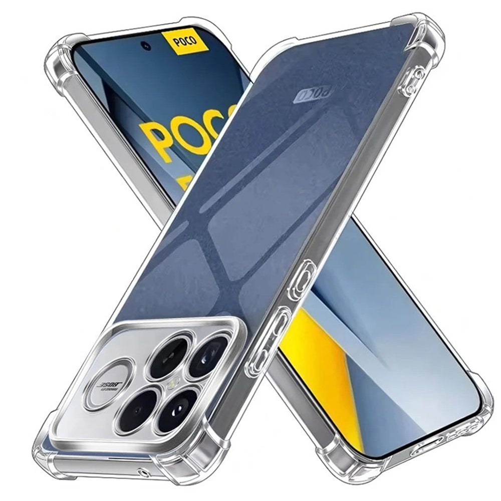 Etui na Xiaomi Poco F8 Ultra, Techsuit, Shockproof Clear, Przezroczyste