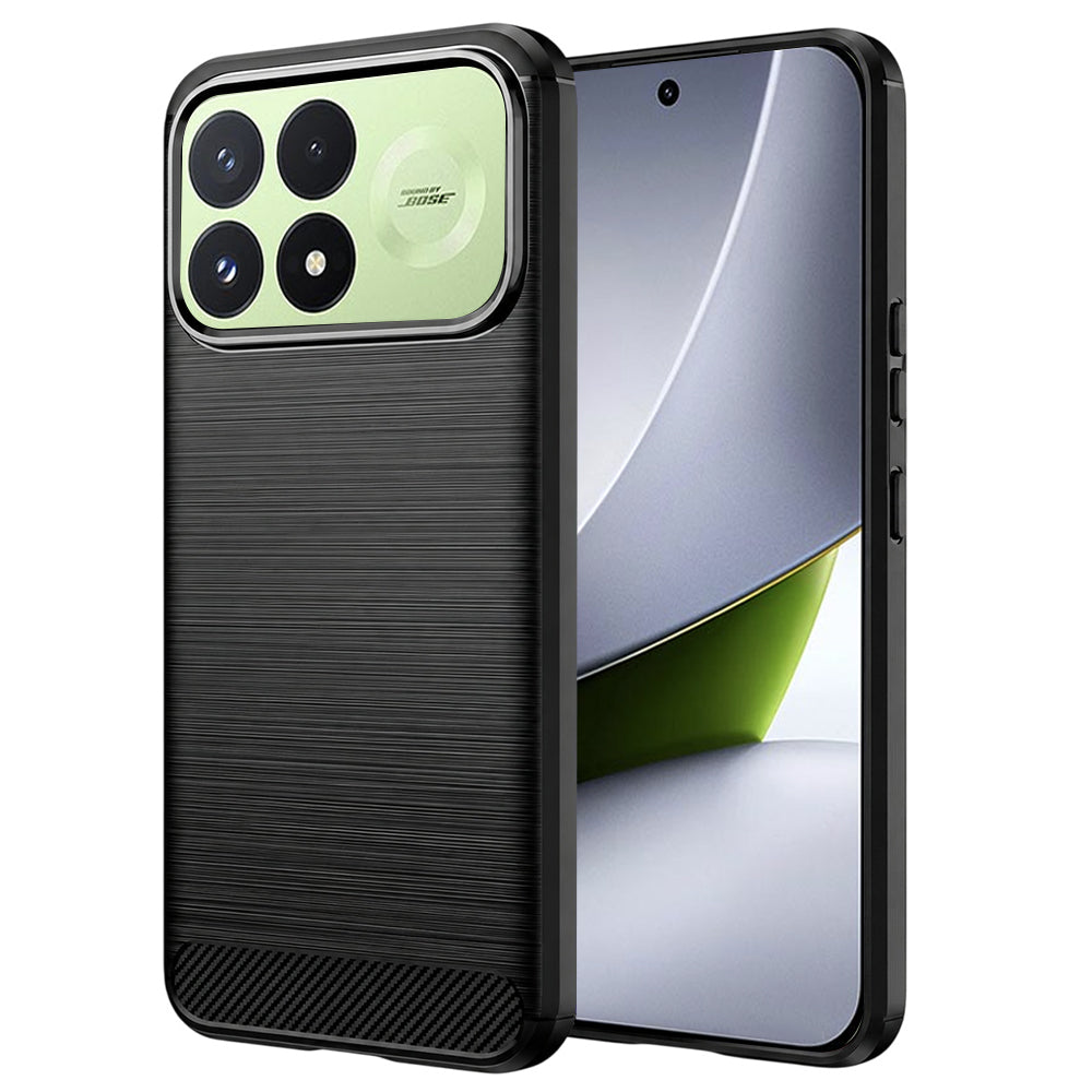 Etui na Xiaomi Poco F9 Pro, Techsuit, Carbon, Czarny