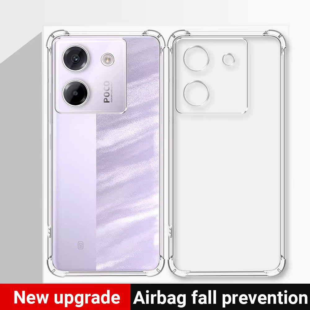 Etui na Xiaomi Poco M7 Pro 5G, Techsuit, Shockproof Clear, Przezroczyste