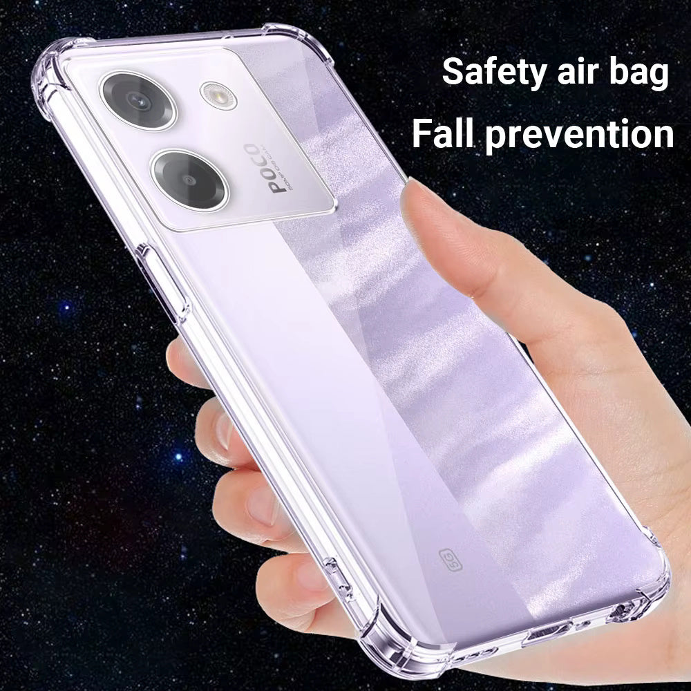 Etui na Xiaomi Poco M7 Pro 5G, Techsuit, Shockproof Clear, Przezroczyste