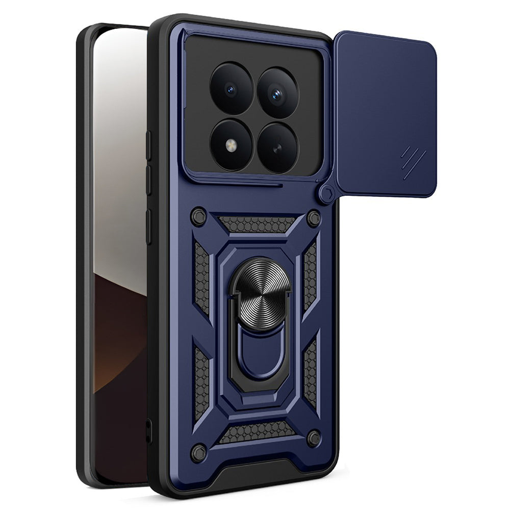 Etui na Xiaomi Poco M8 Pro / Redmi Note 15 Pro+ 5G, Techsuit, CamShield, Niebieskie