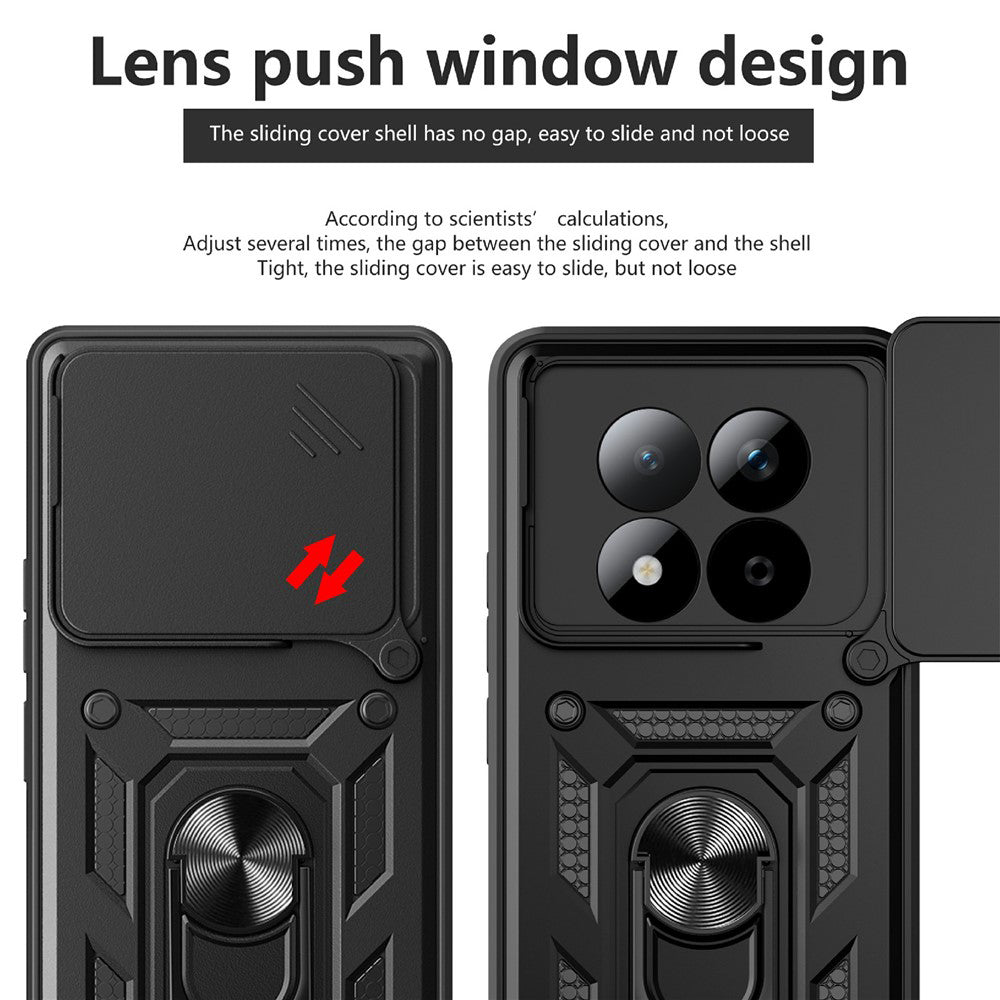 Etui na Xiaomi Poco M8 Pro / Redmi Note 15 Pro+ 5G, Techsuit, CamShield, Niebieskie