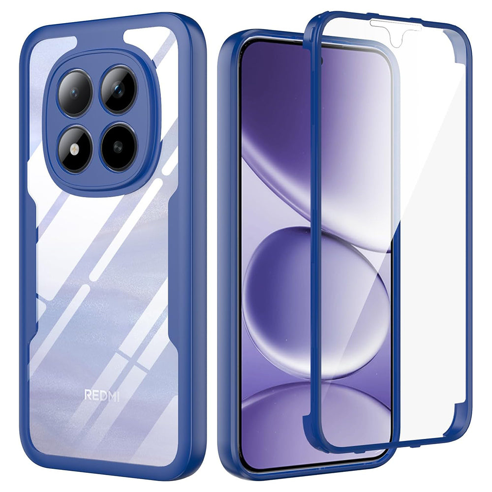 Etui na Xiaomi Poco M8 Pro / Redmi Note 15 Pro+ 5G, Techsuit, ColorVerse 360, Niebieskie