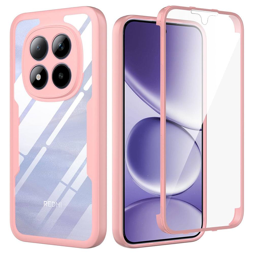 Etui na Xiaomi Poco M8 Pro / Redmi Note 15 Pro+ 5G, Techsuit, ColorVerse 360, Różowy