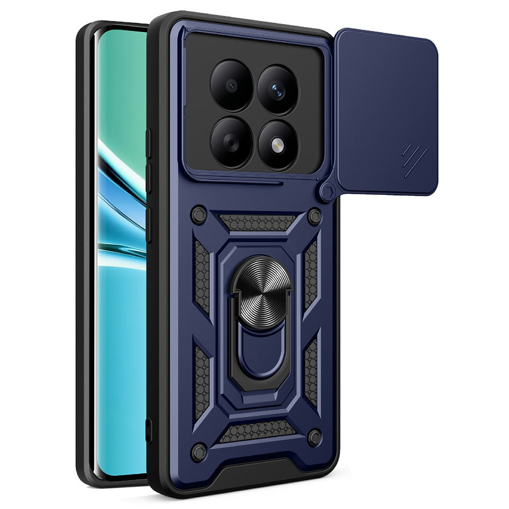 Etui na Xiaomi Poco M8 / Redmi Note 15 5G / Note 15 4G, Techsuit, CamShield, Niebieskie