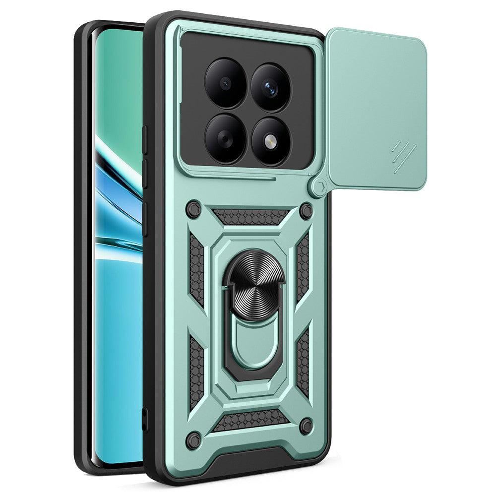 Etui na Xiaomi Poco M8 / Redmi Note 15 5G / Note 15 4G, Techsuit, CamShield, Zielony