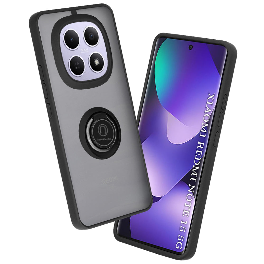 Etui na Xiaomi Poco M8 / Redmi Note 15 5G / Note 15 4G, Techsuit, Glinth, Czarne