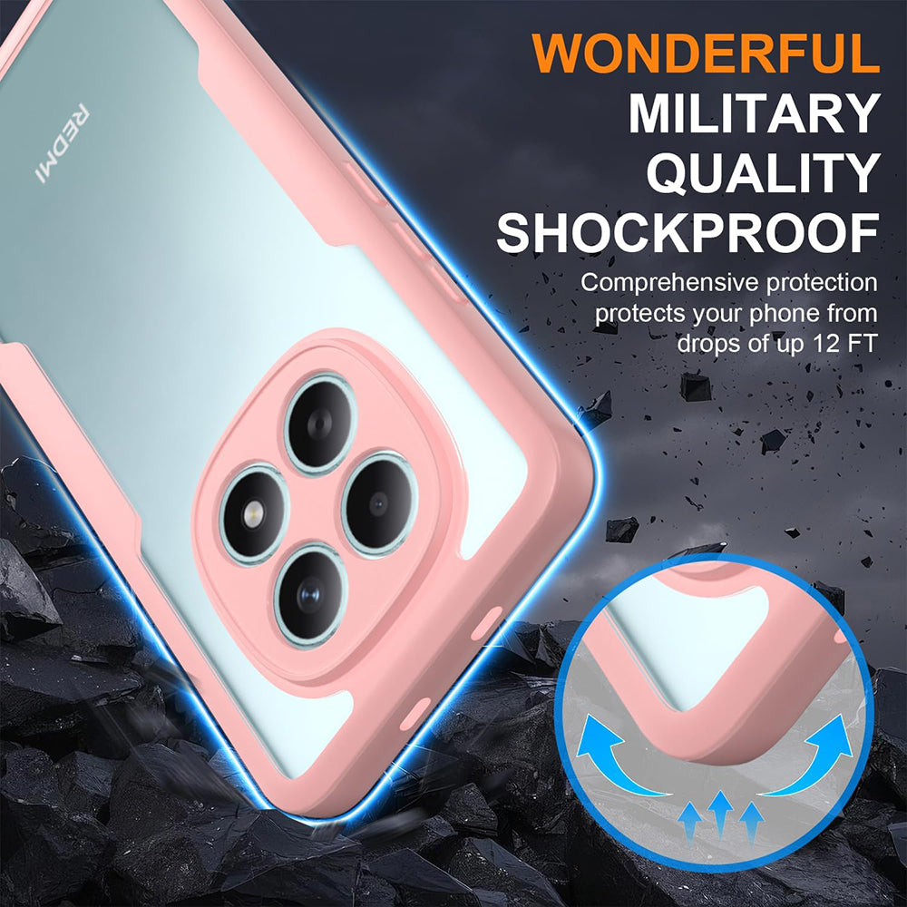 Etui na Xiaomi Poco M8 / Redmi Note 15 5G, Techsuit, ColorVerse 360, Różowy