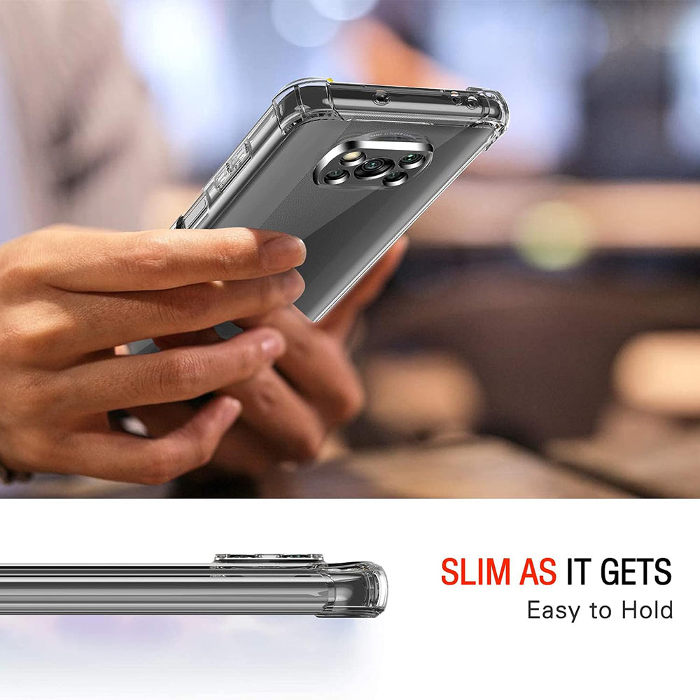 Etui na Xiaomi Poco X3 Pro / X3 NFC / X3, Techsuit, odporne na wstrząsy, przezroczyste
