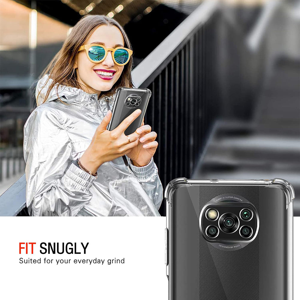 Etui na Xiaomi Poco X3 Pro / X3 NFC / X3, Techsuit, odporne na wstrząsy, przezroczyste