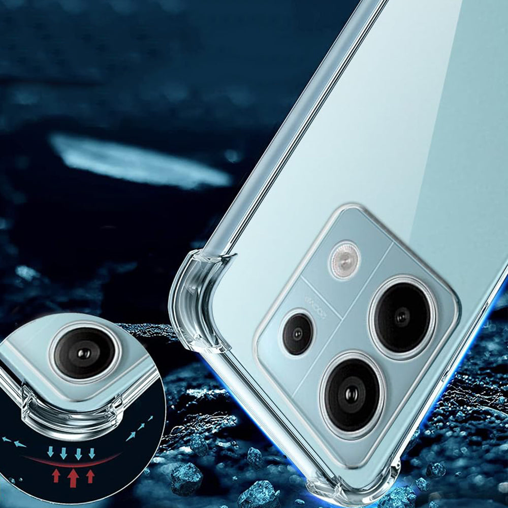 Etui na Xiaomi Poco X6 / Note 13 Pro 5G, Techsuit, odporne na wstrząsy, przezroczyste