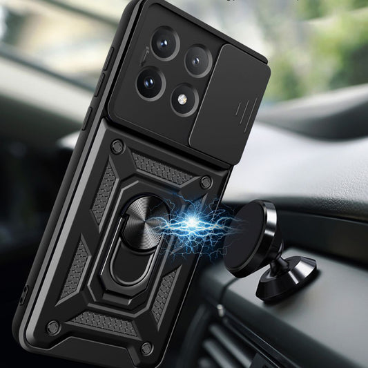 Etui na Xiaomi Poco X6 Pro, Techsuit, CamShield, Czarna