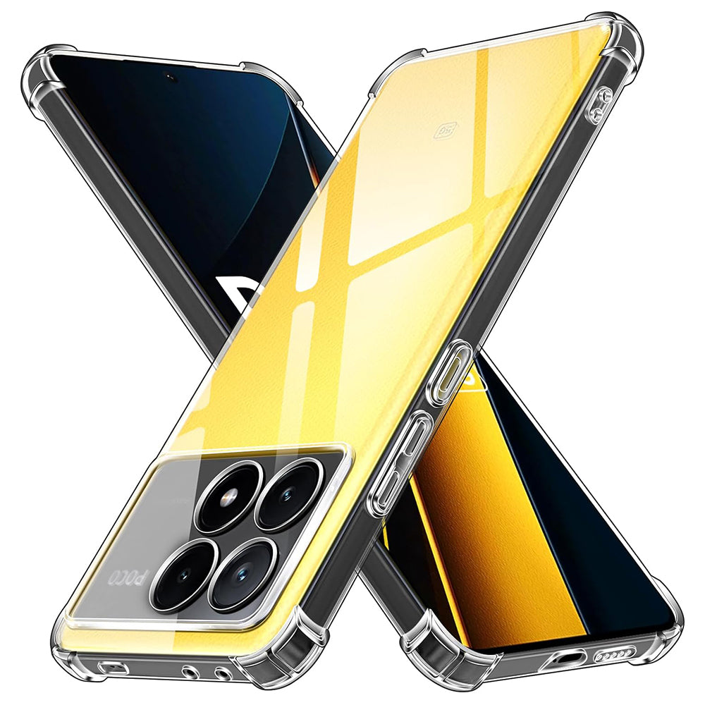 Etui na Xiaomi Poco X6 Pro, Techsuit, Shockproof Clear, Przezroczyste
