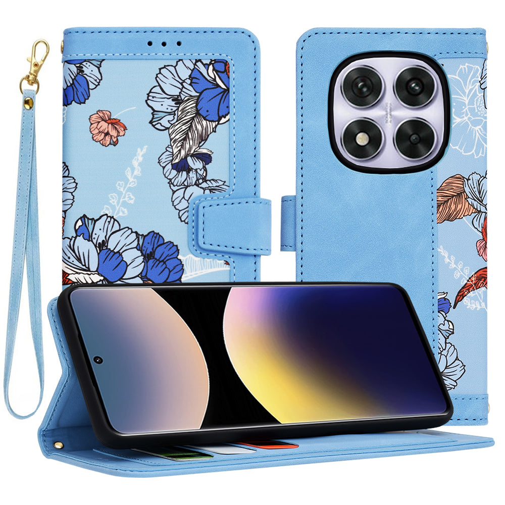 Etui na Xiaomi Poco X7 / Note 14 Pro 5G, Techsuit, FlipCraft, Niebieski
