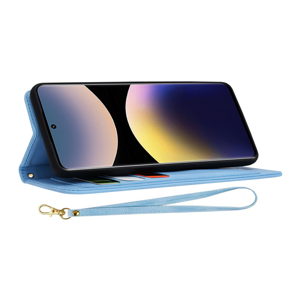 Etui na Xiaomi Poco X7 / Note 14 Pro 5G, Techsuit, FlipCraft, Niebieski