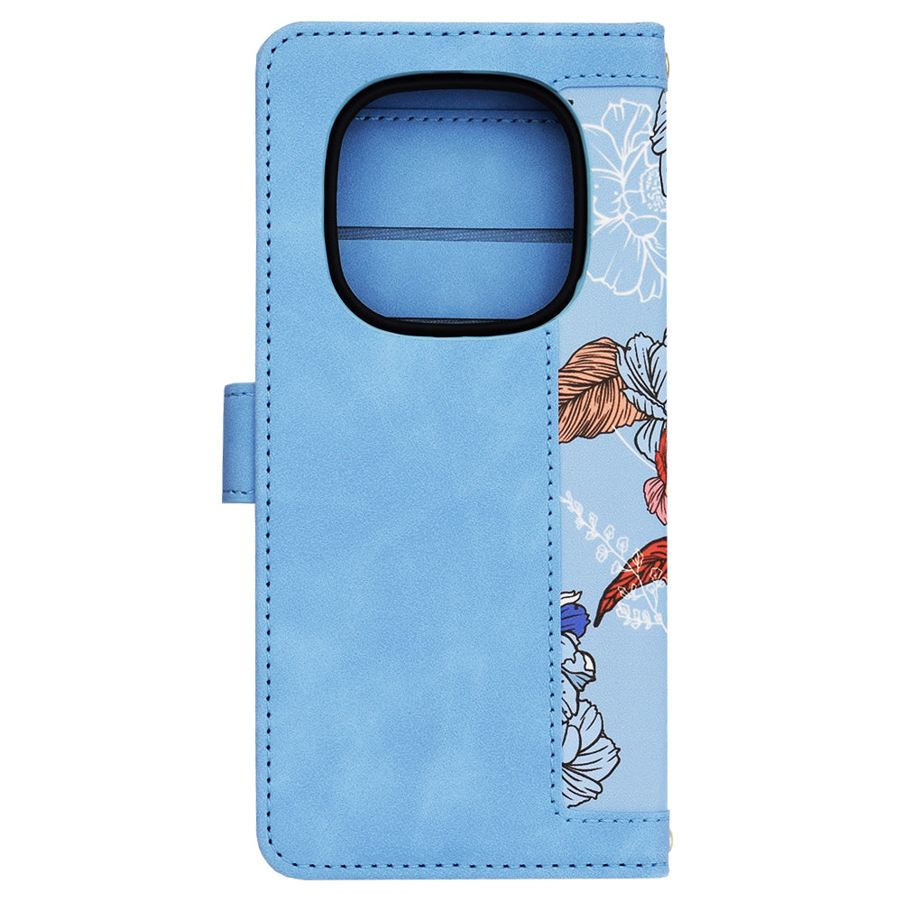 Etui na Xiaomi Poco X7 / Note 14 Pro 5G, Techsuit, FlipCraft, Niebieski