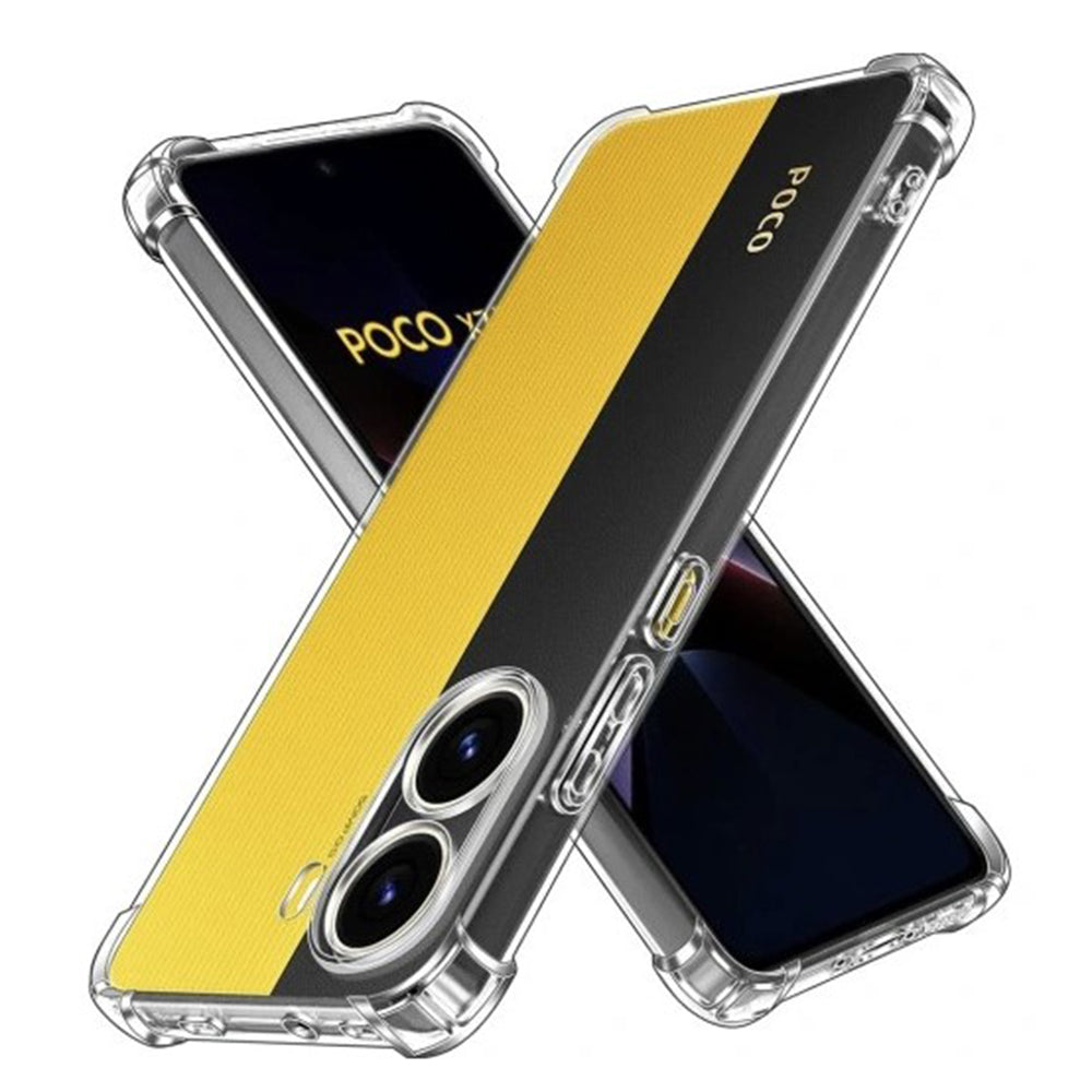 Etui na Xiaomi Poco X7 Pro, Techsuit, Shockproof Clear, Przezroczyste