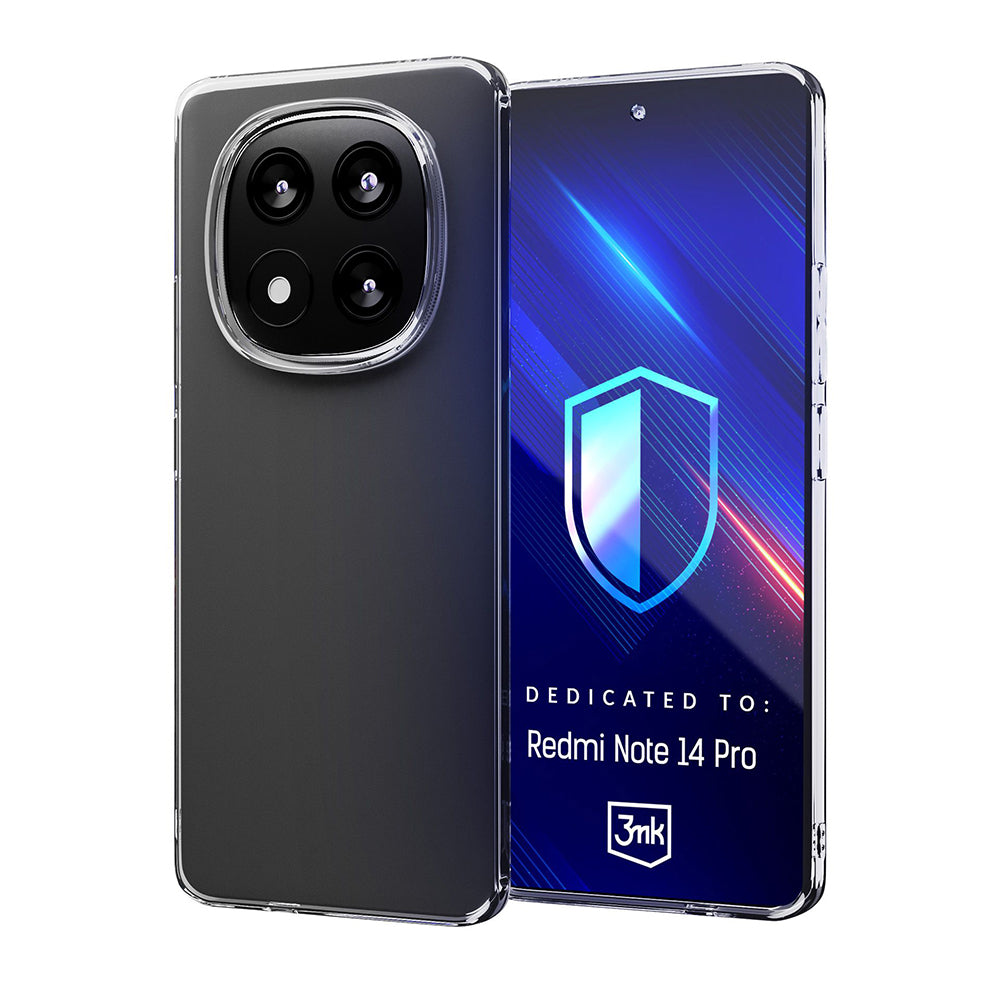 Etui do Xiaomi Poco X7 / Redmi Note 14 Pro 5G, 3MK, Przezroczyste, Transparentne