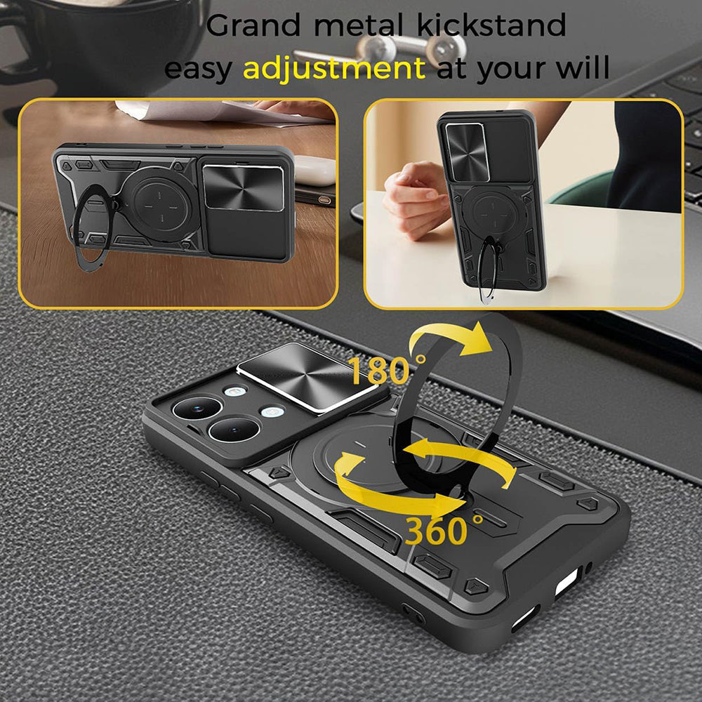Etui na Xiaomi Poco X8 Pro Max, Techsuit, CamGuard Pro, Czarne
