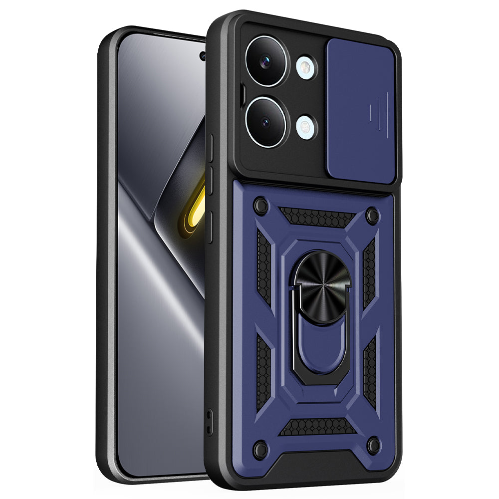 Etui na Xiaomi Poco X8 Pro Max, Techsuit, CamShield, Niebieskie