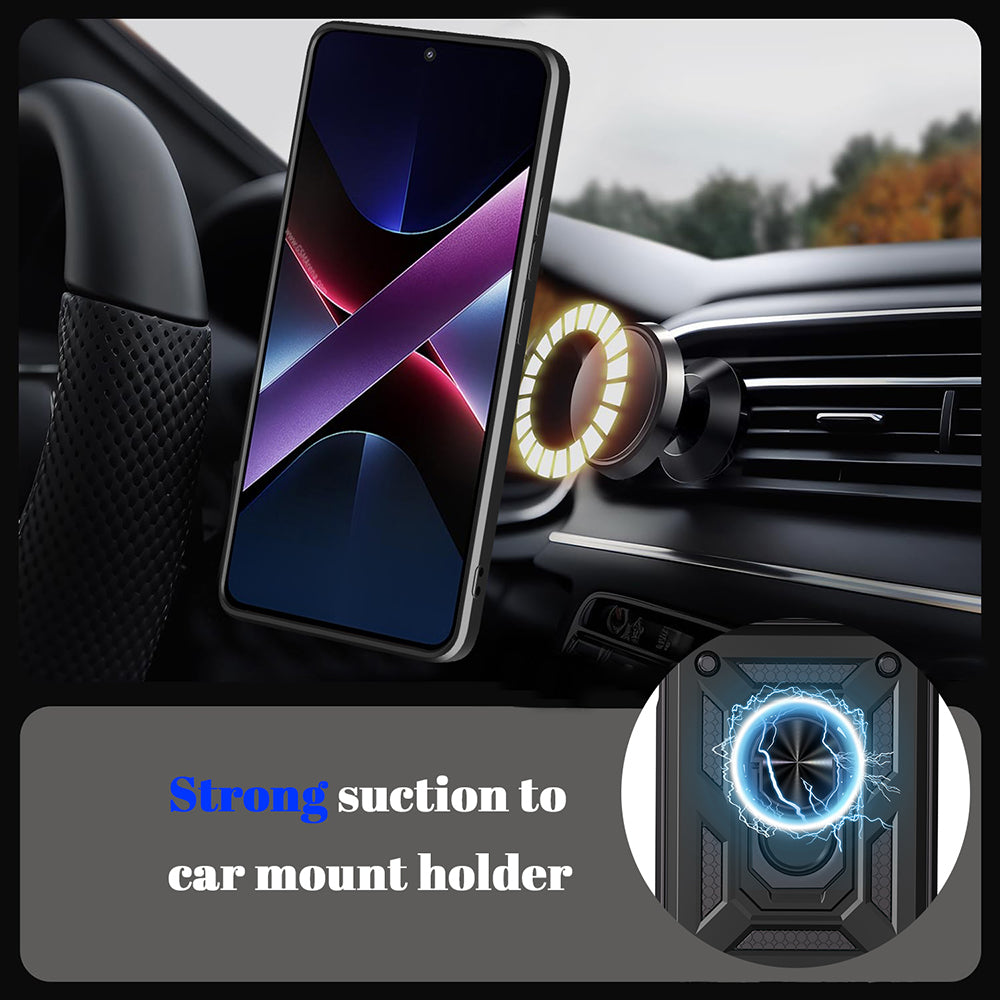 Etui na Xiaomi Poco X8 Pro Max, Techsuit, CamShield, Złote