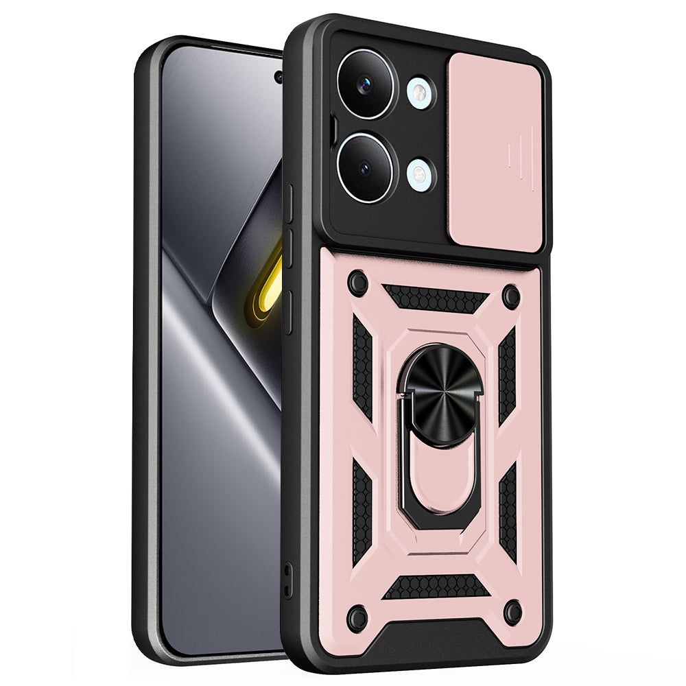 Etui do Xiaomi Poco X8 Pro Max, Techsuit, CamShield, Różowo-Złoty